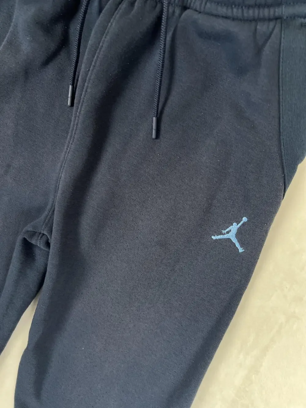 Jordan Sweatpants Youth XL Blue Fleece Joggers Jumpman 23 Graphic Basketball